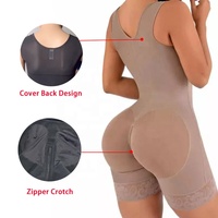 2024 nueva ropa moldeadora de cuerpo completo faja posparto Post Op Body Colombianas Moldeadoras Post cirugía BBL prenda de compresión
