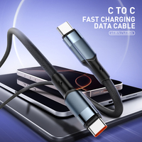 Câble tressé USB Type-C LDNIO LC352c original 65W 2m PVC, câble de charge rapide pour téléphone, ordinateur, jeux, appareil photo
