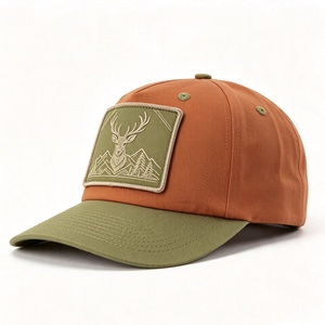 Casquette de camionneur bicolore personnalisée pour la chasse en extérieur, broderie, casquette de baseball réglable, casquette snapback décontractée pour sports de plein air - Product Image 3