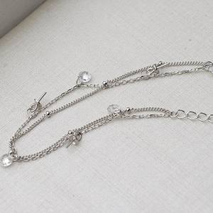 Bracelet en argent S925 avec 3 perles, 5-9 perles multiples, tendance, accessoires de bijoux DIY avec plateau vide, produit semi-fini, série 5378 - Product Image 2