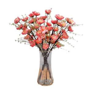 Flores Artificiales, Ramo de Azaleas de Plástico, Alta Simulación, Decoraciones para Bodas y Hogar, Paquete Individual - Product Image 5