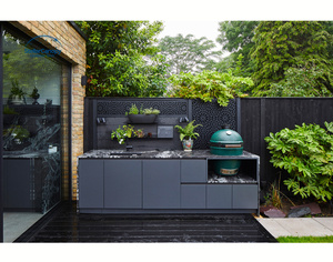 Hoge Kwaliteit Modern Design Outdoor Bbq Keukenset 304 Roestvrijstalen Buitenkeukenkast Met Gootsteen - Product Image 5