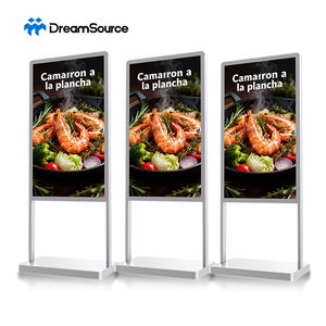 Reproductor Multimedia Ultra Delgado de Alto Brillo OEM ODM, Soporte de Pie, Señalización Digital y Pantallas de 43, 45, 55 y 65 Pulgadas para Supermercados - Product Image 1