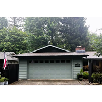Porte de garage sectionnelle électrique à fonctionnement silencieux, à levage par le haut, avec panneaux en acier isolés, taille personnalisée pour maison, familial, stationnement de voitures