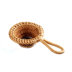 Vietnamese handmade long-handled rattan <b>tea</b> strainer, <b>tea</b> filter, <b>tea</b> <b>set</b> accessories, <b>tea</b> strainer, <b>tea</b> utensil filter - Product Image 5