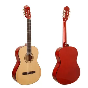 新品厂家直销供应39英寸古典吉他特价成人4/4音乐会古典吉他厂家低价