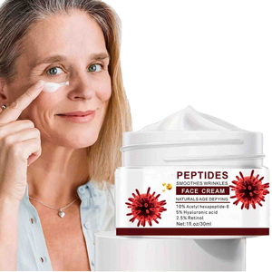 Crème hydratante anti-rides au peptide, lotion efficace pour le soin de la peau du visage - Product Image 4