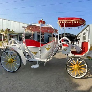 Carrozza a Forma di Zucca in Stile Europeo, Romantica Carrozza a Cavallo con Design Distintivo per Cerimonie e Tour Panoramici - Product Image 2