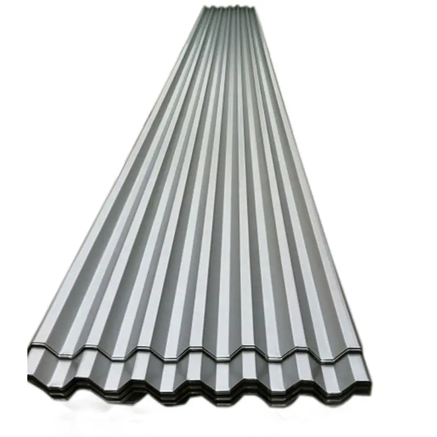 Oluklu sac Metal renkli çatı kaplama levhası çelik çatı kiremitleri galvanizli çinko çatı levhası 4x8