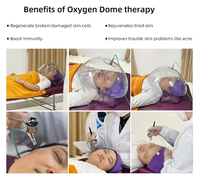 Appareil de beauté pour le visage à oxygène hyperbare, jet d'eau oxygénée, rajeunissement de la peau, anti-âge, blanchiment