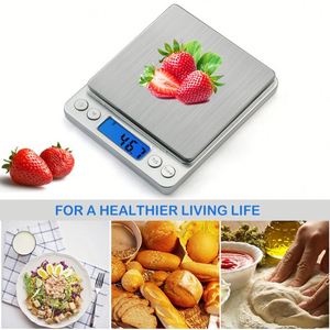 High-Precision Stainless Steel Digital <b>Weight</b> Measuring Kitchen <b>Food</b> Baking <b>Scale</b> DH-I200 Model 1g Accuracy 10kg Capacity Auto - Product Image 2