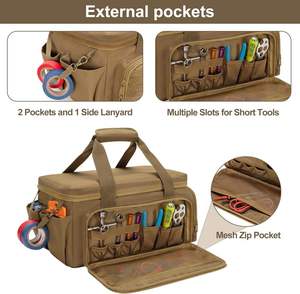 Sac de rangement pour outils, sac organisateur d'outils pour homme, sac de travail multifonctionnel - Product Image 4