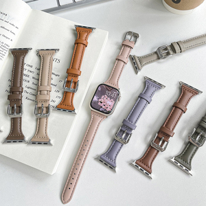 สายนาฬิกาข้อมือหนังพรีเมี่ยมสำหรับ <span class=keywords><strong>applewatch</strong></span> I WATCH 38/40/41/42/44/45/49มม. - Product Image 4
