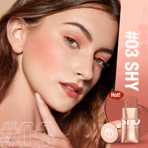 O.TW O.O <span class=keywords><strong>Blush</strong></span> Indonésie Malaisie Pakistan Meilleure vente Maquillage <span class=keywords><strong>Blush</strong></span> 8 couleurs Crème de fard à joues liquide longue durée - Product Image 3