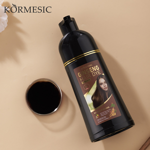 KORMESIC Marque Privée OEM ODM Teinture pour <span class=keywords><strong>Cheveux</strong></span> au Ginseng Brun Noir Shampooing Ginseng Couleur Permanente Rapide Couvre les <span class=keywords><strong>Cheveux</strong></span> <span class=keywords><strong>Blancs</strong></span> Nourrit en Profondeur - Product Image 1