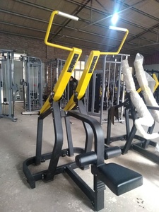 Máquina de Polea <span class=keywords><strong>para</strong></span> Ejercicios de <span class=keywords><strong>Espalda</strong></span> y Brazos con Carga de Placas, Uso Comercial, Acero Inoxidable con Características de Seguridad - Product Image 2