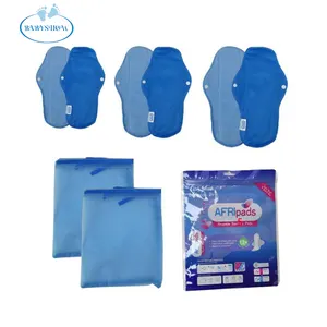 BABASHOW OEM Reusable Cloth Menstrual Pad Sanitary Pad Removable Washable Sanitary Nappy