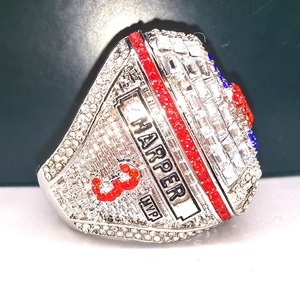 2022新费城菲利冠军戒指定制合金运动国家男子戒指 - Product Image 5