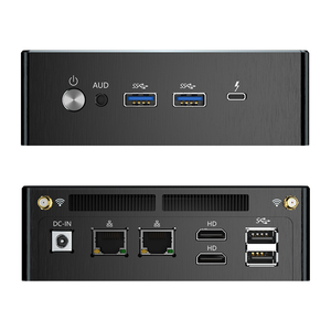 Zkmagic Mini Server PC AMD R9 7940HSプロセッサデュアルDDR5チャネルサンダーボルト<span class=keywords><strong>3</strong></span> AluminumMetalケースミニコンピュータ - Product Image 5