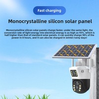 Cámara de Seguridad Exterior Inalámbrica de 6MP con Energía Solar, 4G, Doble Lente, Bajo Consumo, con Acceso Remoto Móvil e Intercomunicador de Voz Bidireccional