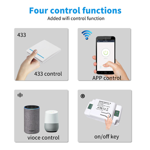 Sixwgh cuộc sống thông minh app điều khiển từ xa không dây Wifi chuyển hẹn giờ Relay mô-đun Alexa Google nhà tương thích 1/2/3 tường thiết bị chuyển mạch - Product Image 4