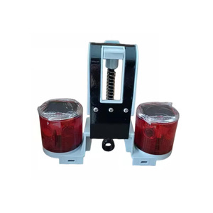 Alarme sonore et lumineuse à énergie solaire SZQ-DJ04, signal lumineux LED rouge, longueur 260 mm, pour utilisation en extérieur - Product Image 4