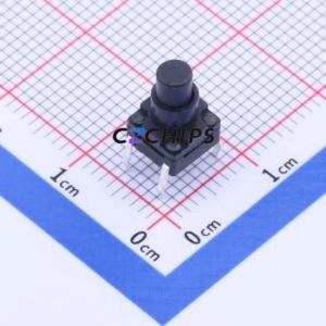 K2-1839DQ-M4SW-02 Tactile Switch Through hole Component (THT) Switch 2.5N Through Hole 6.2mm 6.2mm - Product Image 1