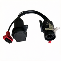 Nuevo Cable Adaptador de Diagnóstico OBD2 para Remolques ISO 7638 EBS Compatible con Bosch y Autel Autocom para Camiones y Vehículos con Sensor de Temperatura