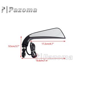 Rétroviseur latéral arrière de <span class=keywords><strong>moto</strong></span> avec feux de circulation LED pour Harley Cross Bones 2008-2009 pour Harley Dyna modèles 1984-2014 - Product Image 2