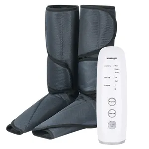 Bein massage mit Heißluft-Kompressions-Bein massage gerät zur Durchblutung und Entspannung Beinwaden-Fuß massage gerät