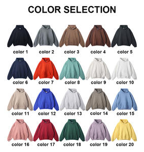 Sudadera con Capucha Negra de Lujo para Hombre, Alta Calidad, Estilo Urbano, Liso, Básico, Unisex, Algodón Grueso, Sudadera con Capucha - Product Image 2