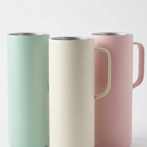 Tazza da Auto in Acciaio Inox a Doppia Parete da 40oz con Manico e Cannuccia |   Borraccia Termica da Viaggio Sottovuoto per Bevande Fredde/Calde - Product Image 2