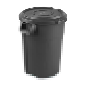 Cestino Rotondo Crono Nero 85 L - Product Image 1