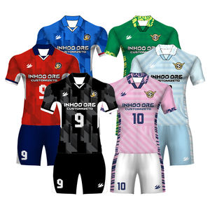 قميص كرة قدم تايلاندي مخصص بالاسم والرقم، زي كرة قدم للرجال، زي رياضي للاعبين - Product Image 1