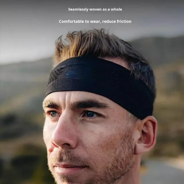 Sports Knitted Cotton Yoga Headband Anti-Sweat Running Basketball Breathable Sweat-Wicking Quick-Drying Running Headband