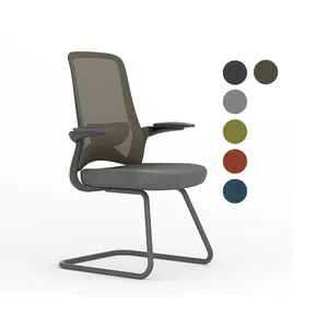 Home Office Small Meeting Room Middle Mesh Back Fashion Design Office Visitor Chair