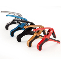 Universal Guitarra Tuning Clamp Key Metal Large Grasp Guitar Capo for Acoustic Folk & Classical Guitars