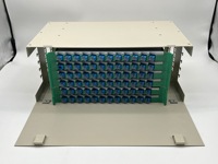 Pabrik Fiber Optic Patch Panel Optic Fiber Distribusi bingkai ODF 19inch 12 24 48 72 96 144 Port