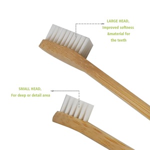 Eco-friendly Zero Resíduo 100% Biodegradável Duplo Lado Bambu <span class=keywords><strong>Pet</strong></span> <span class=keywords><strong>Toothbrush</strong></span> Dog <span class=keywords><strong>Toothbrush</strong></span> Cat <span class=keywords><strong>Toothbrush</strong></span>