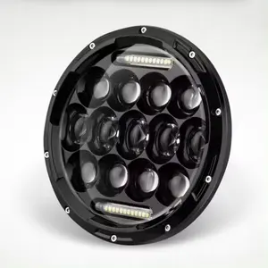 Luce produttore faro Led 7 pollici ad alta potenza 75W H4 luce di guida per 4x4 Offroad camion faro moto