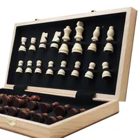 30 years कारखाने हैं FSC गर्म लकड़ी शतरंज खेल सेट तह शतरंज बोर्ड अनुकूलन स्वीकार किए जाते हैं शतरंज बोर्ड
