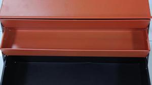 Cassetta Portautensili Multifunzionale AYZ Arancione con 3 Vassoi, Manico Singolo e Doppia Apertura, Portatile per <span class=keywords><strong>BMW</strong></span> - Product Image 5