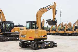 รถขุดตีนตะขาบ Sany SY75C สีเหลือง 7 ตัน คุณภาพสูง พร้อมเครื่องยนต์ มอเตอร์ ปั๊ม เกียร์ คอร์  ขายในเซี่ยงไฮ้ - Product Image 5