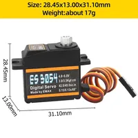 Emax officiel Es3054 17G 0.13 secondes 23T métal engrenage numérique Servo télécommande avion Es3154 mise à niveau pour RC Robot avion