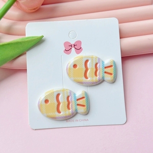 Mini visjes platte hars bedels voor huisdecoratie, crèmelijm knutselwerk, cartoon cabochon DIY accessoires voor telefoonhoesjes - Product Image 4