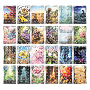 GL Slipper Collection Eif Baby Mystery Sylveon Pokemoned Metal Embossed Card Booster Box Board Games New Year Gifts for Kid - Product Image 3