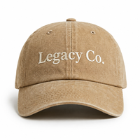 Gorra de Béisbol Vintage de Algodón Lavado, Estilo Dad Hat, con Logotipo Bordado, Suave, Sin Estructura, para Hombre y Mujer, en Varios Colores Neutros