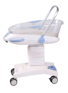 Culla Portatile Pieghevole MT MEDICAL in Plastica ABS, Nuova Culla per Neonati con Molla a Gas Regolabile, Culla Ospedaliera - Product Image 2