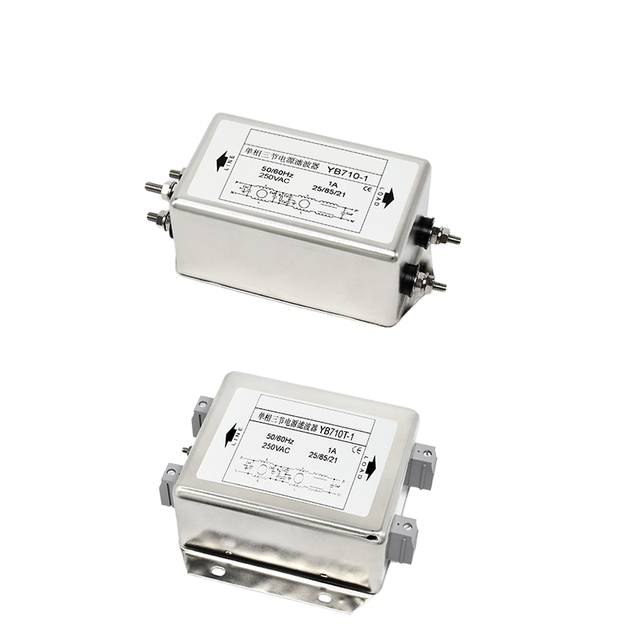 250V AC Emi Power Line Filter Three-Section Terminal Rail LV Products Noise Filter