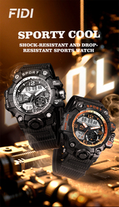 Relojes Digitales LED Multifunción Estilo Deportivo para Hombre, Reloj de Pulsera Digital Luminoso a Prueba de Agua - Product Image 6